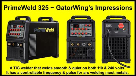 This is a video about my impressions of the PrimeWeld 325x TIG welder. . Primeweld 325x